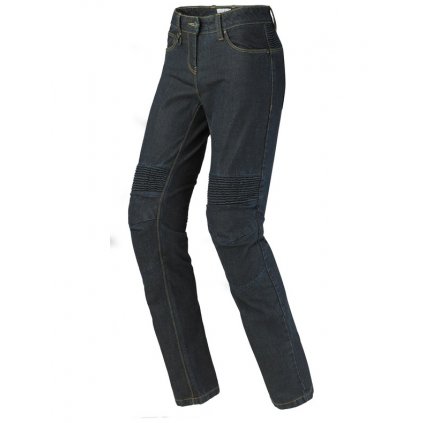 kalhoty, jeansy J&RACING LADY, SPIDI, dámské (tmavě modré, obšívka Cordura®/denim bavlna)
