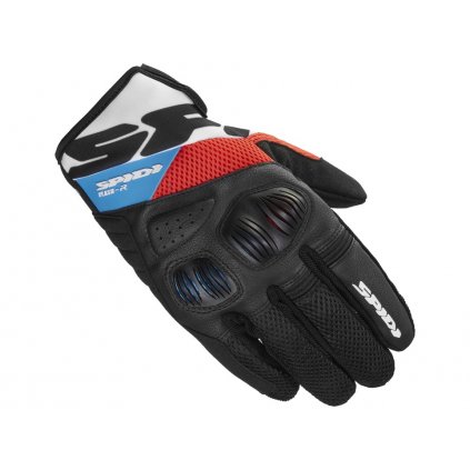 rukavice FLASH R EVO, SPIDI (černé/bílé/modré/červené)