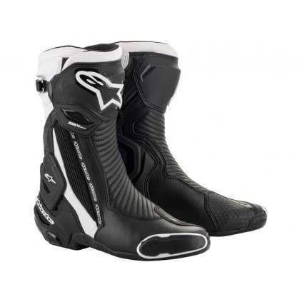 boty SMX PLUS 2, ALPINESTARS (černá/bílá) 2024