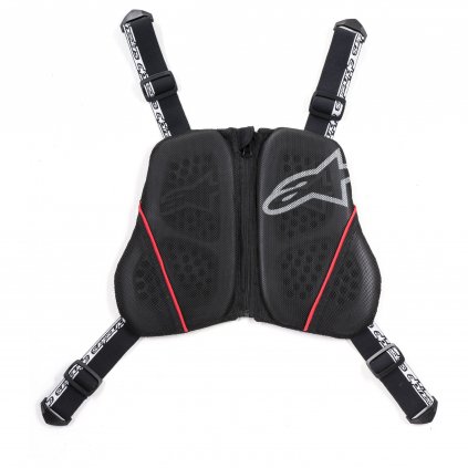 chránič hrudi NUCLEON KR-C, doplňkové příslušenství k protektorům KR-1/2/3, ALPINESTARS (černý) 2025 (Velikost M/L/XL)