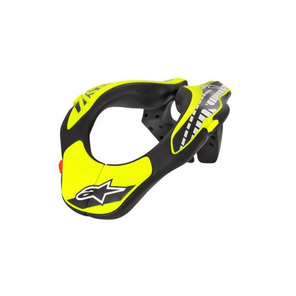 krční chránič NECK SUPPORT 2021, ALPINESTARS, dětský (žlutý fluo/černý, vel. UNI)