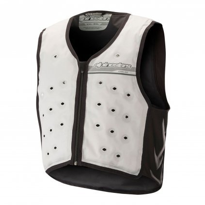 chladící vesta COOLING VEST, ALPINESTARS (bílá/černá) 2026 (Velikost S/M)