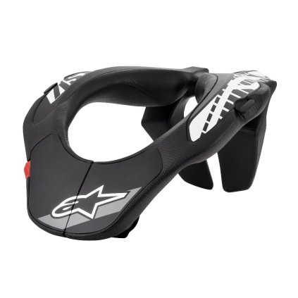 krční chránič NECK SUPPORT 2022, ALPINESTARS, dětský (černý/bílý, vel. UNI)