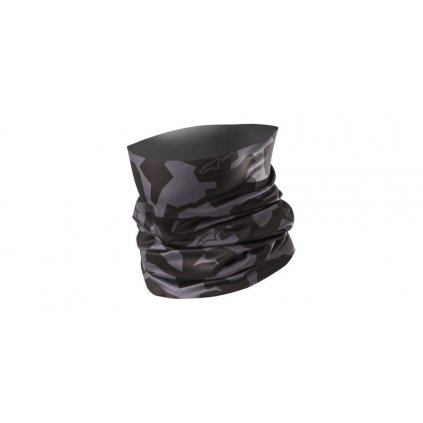 nákrčník CAMO NECK TUBE, ALPINESTARS (černá/šedá)