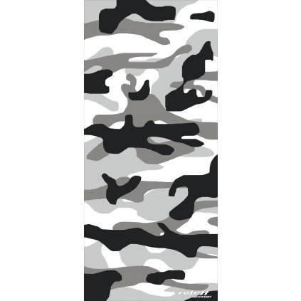 nákrčník víceúčelový Camo, ROLEFF (černý/šedý/bílý)