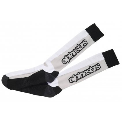 ponožky TOURING SUMMER COOLMAX®, ALPINESTARS (černé/šedé/bílé) (Velikost S/M)