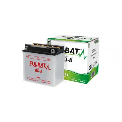 baterie 12V, YB7-A, 8Ah, 124A, konvenční 135(145)x75x133 FULBAT(vč. balení elektrolytu)