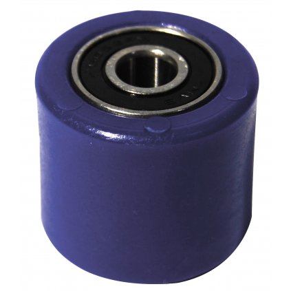 kladka řetězu univerzální, RTECH (modrá, vnitřní průměr 8 mm, vnější průměr 31 mm, šířka 28 mm)