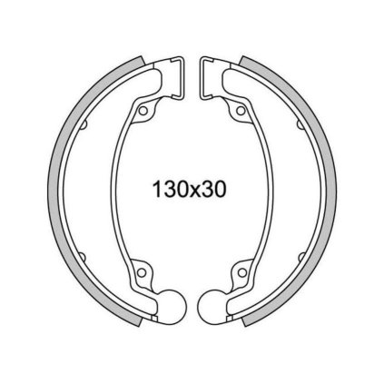 brzdové obložení (drážkované) NEWFREN (2 ks v balení)