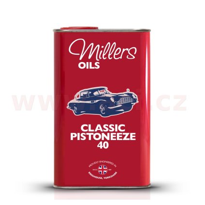 MILLERS OILS Pistoneeze P40, jednorozsahový motorový olej s malou příměsí čistidel a rozpouštědel 1 l