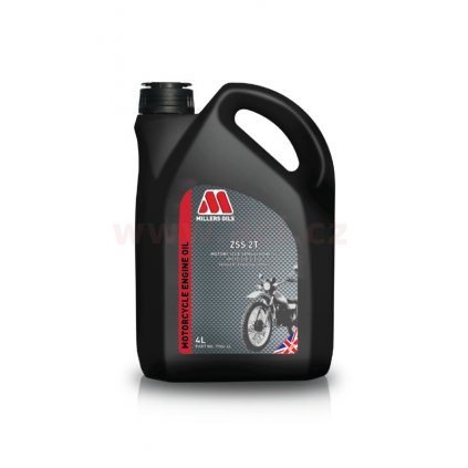 MILLERS OILS ZSS 2T, polosyntetický olej pro 2T motory SAE 20, 4 l