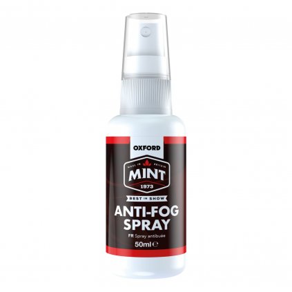 MINT antifog sprej proti mlžení plexi, aplikátor s rozprašovačem 50 ml