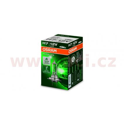 žárovka H7 12V 55W (patice PX26d) OSRAM ULTRA LIFE