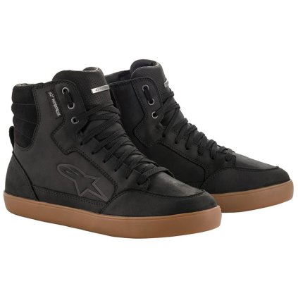 boty J-6 WATERPROOF, ALPINESTARS (černá/guma) 2025 (Velikost 38)
