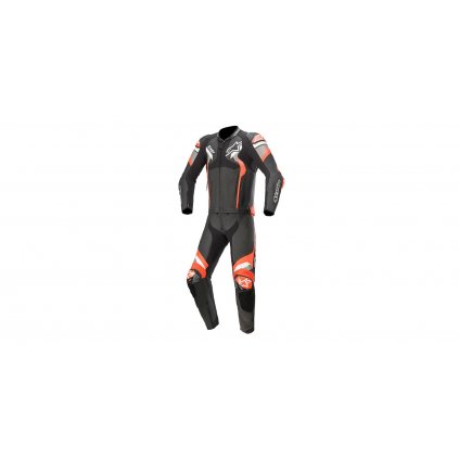 dvoudílná kombinéza ATEM 4 2021, ALPINESTARS (černá/šedá/červená fluo)