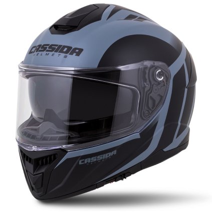 přilba Integral GT 2.0 Ikon, CASSIDA (černá matná/šedá, balení vč. Pinlock folie) (Velikost 2XL (63 až 64 cm))