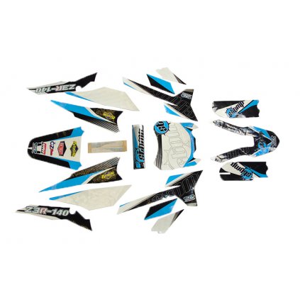 stomp tomanon graphic kit crf70 detroit stomp z3r140 blue