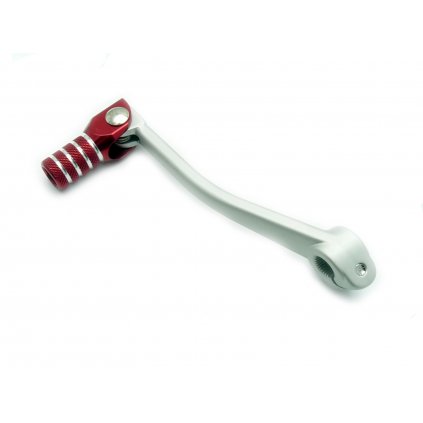 pitbike stomp tomanon alloygearshift silver red tbparts 2