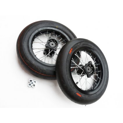 pitbike motárdová kola 12 palců s pneu CST slick Stomp, DemonX, WPB