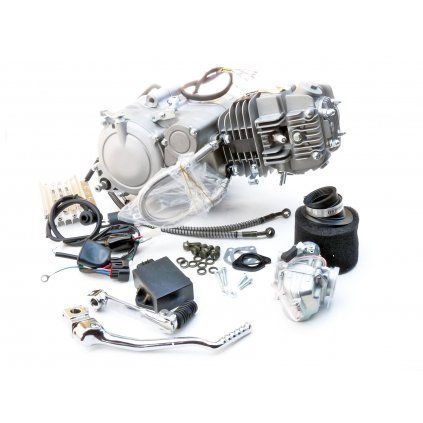 pitbike motor Zongshen 125 s olejovým chladičem a filtrem s příslušenstvím