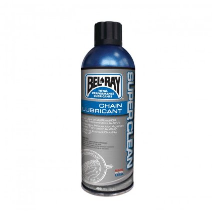 Mazivo na řetěz Bel-Ray SUPERCLEAN CHAIN LUBRICANT (400ml sprej)