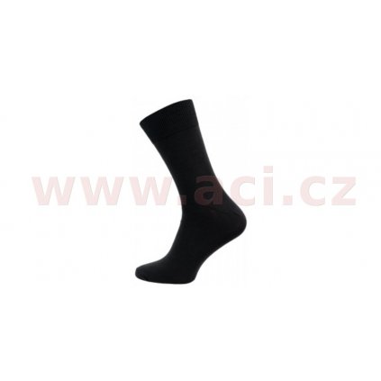 Ponožky černé hladké LYCRA (sada 5 párů) (Velikost 27-29/41-43)