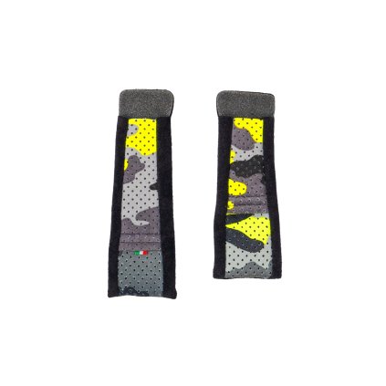 kryt zapínací přezky pro přilbu AVIATOR 3, AIROH (camo šedý) (Velikost XS/S/M)
