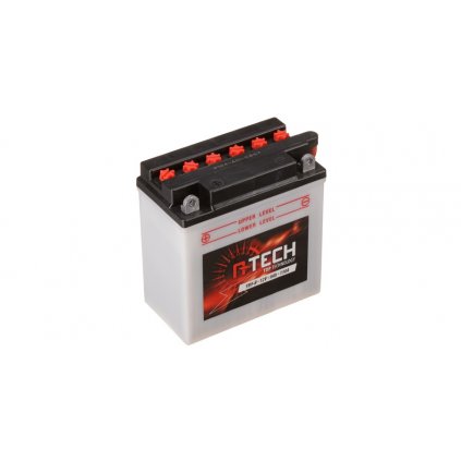 baterie 12V, YB9-B, 9Ah, 130A, konvenční 135x75x139 A-TECH (vč. balení elektrolytu)