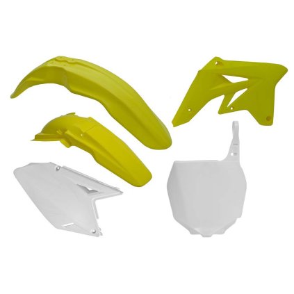 sada plastů Suzuki, RTECH (žluto-bílé, 5 dílů)