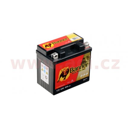 baterie gelová 12V, GT7-3, 6Ah, 95A, BANNER Bike Bull GEL 114x71x106