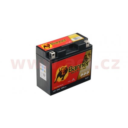 baterie gelová 12V, GT12B-4, 10Ah, 185A, BANNER Bike Bull GEL 150x69x130