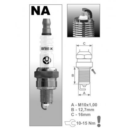 zapalovací svíčka NAR14YS řada Silver Racing, BRISK - Česká Republika