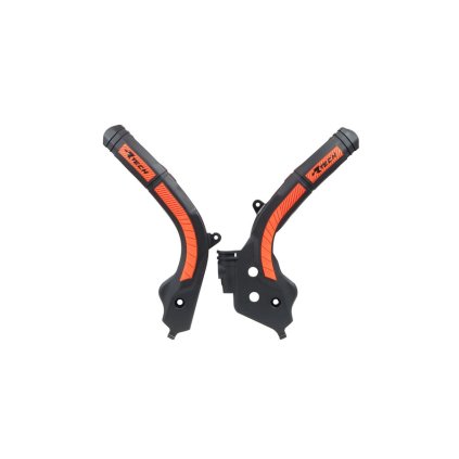 protektory rámu KTM, RTECH (sada, černo-oranžové)