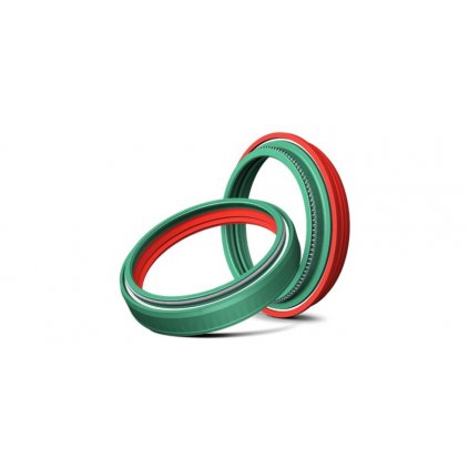 simering + prachovka do př. vidlice (48 x 57,9 x 9 mm, WP 48 mm, DC), SKF (zeleno-červené)