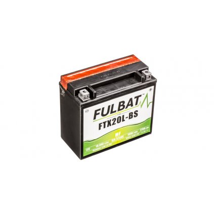 baterie 12V, FTX20L-BS, 18Ah, 270A, bezúdržbová MF AGM 175x87x155, FULBAT(vč. balení elektrolytu)