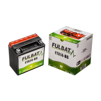 baterie 12V, YTX14-BS, 12Ah, 200A, bezúdržbová MF AGM 150x87x145 A-TECH (vč. balení elektrolytu)