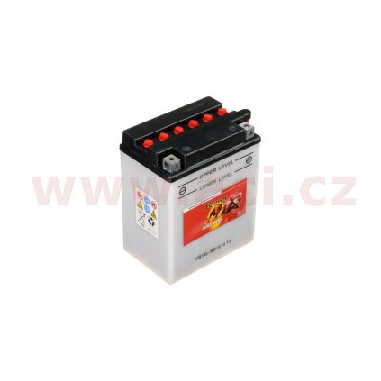 baterie 12V, YB14 l-B2, 14Ah, 185A, BANNER Bike Bull 134x89x166