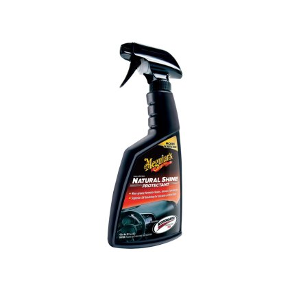 MEGUIARS Natural Shine Vinyl & Rubber Protectant - ochrana interiérových plastů, přirozený vzhled (nedodává lesk) 473 ml