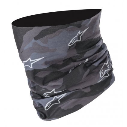 nákrčník TACTICAL NECK TUBE 2021, ALPINESTARS (černá/šedá camo)