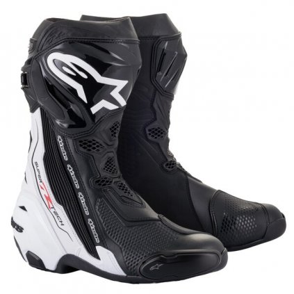 boty SUPERTECH R, ALPINESTARS (černá/bílá) 2025 (Velikost 39)