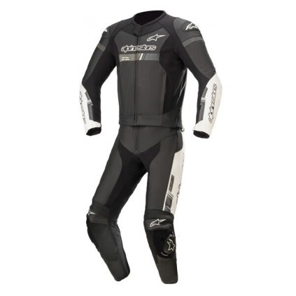 dvoudílná kombinéza GP FORCE CHASER 2021, TECH-AIR 5 kompatibilní, ALPINESTARS (černá/bílá)