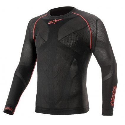 termoprádlo s dlouhým rukávem RIDE TECH SUMMER 2022, ALPINESTARS (černá/červená)