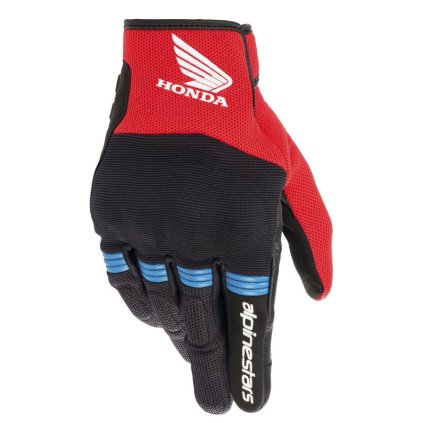 rukavice COPPER HONDA kolekce 2022, ALPINESTARS (černá/červená/modrá)