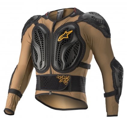 chránič těla BIONIC ACTION 2022 splňující předpisy FIM, ALPINESTARS (hnědá/černá)