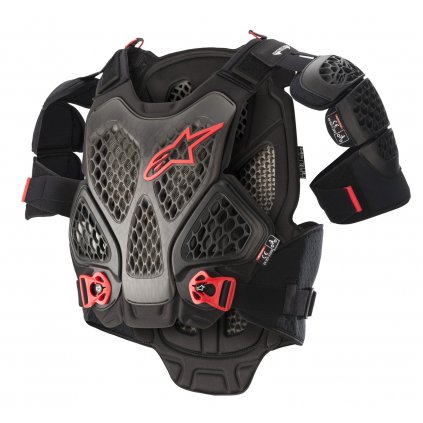chránič těla A-6 2022, ALPINESTARS (černá antracit/červená)