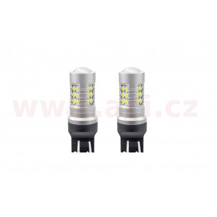 LED žárovka 12V/24V 1157 CAN-BUS 24x SMD 3030 T20 7443 21/5W bílá 5600k sada 2 ks