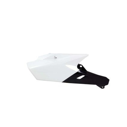 boční číslové tabulky Yamaha, RTECH (bílo-černé, pár)