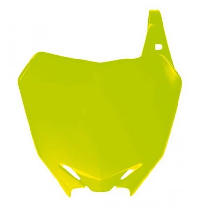 čelní číslová tabulka Suzuki, RTECH (neon žlutá)