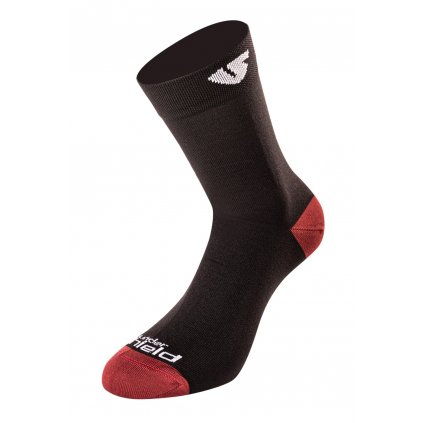 ponožky BLACK-RED, UNDERSHIELD (černá/červená)
