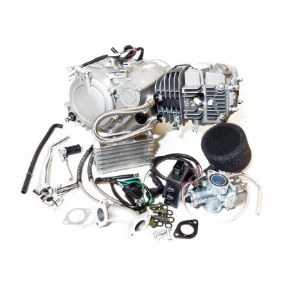 pitbike motor Zongshen 110 s olejovým chladičem a filtrem a s příslušenstvím